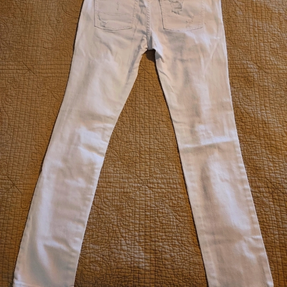 Bullhead hemosa white skinny jeans